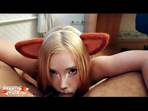 ❤️ Kitsune jibla 'dick u cum f'ħalqha ❤️ Porno lilna ❌️❤